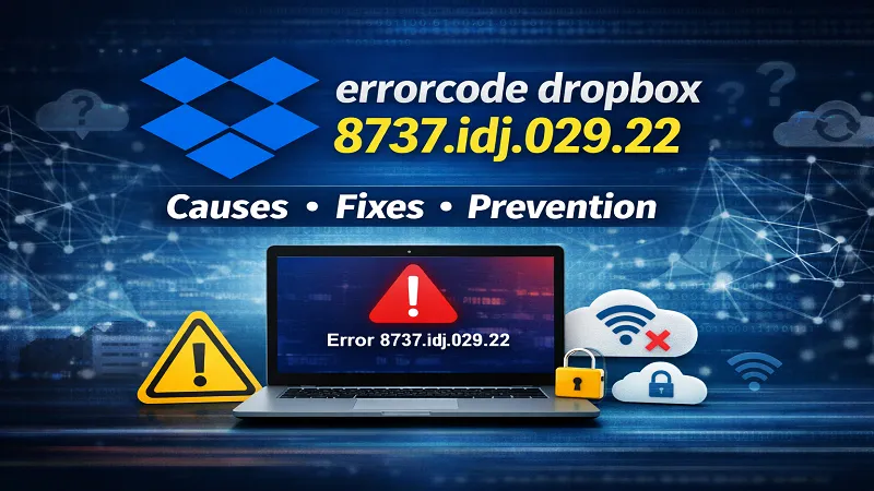 errorcode dropbox 8737.idj.029.22: Causes, Fixes, and Prevention